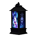 Miniatyrbilde 1 av 10: Halloween-tema LED-lyslykt Retro firkantet lykt hengende pynt for hjem og hagedekorasjon 4