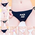 Miniatyrbild 3 av 5: G-String Strings Dam Trosor Print Trosor WHITE LETTER