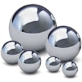 Miniatyrbilde 2 av 3: 6 stk Gazing Globe Speilpolerte rustfrie stålkuler Hagedekorasjoner 15x15cm 15x15cm