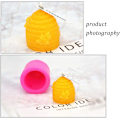 Miniatyrbillede 3 af 5: 1 x 3D silikoneform i form af en bi til stearinlys,