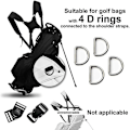 Miniatyrbild 5 av 5: Bärbar golf axelrem Golfbag rem Kompatibel axelrem