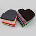 Miniatyrbild 2 av 6: Unisex Solid Beanie - Höst & Vinter - Ullblandning - Mjuk & Varm - Stickad Mössa - Herr & Dam - Skullcap - Gorro - Skidmössa - 24 Färger Coffee