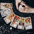 Pikkukuva 4 / 5: 78kpl Retro Tarot-kortit värillisillä laatikoilla