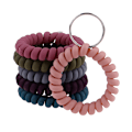 Miniatyrbillede 1 af 5: 6 stk. spole plastspiral nøgleringholder Strækbar armbånd K one size