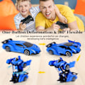 Pikkukuva 3 / 7: Kauko-ohjattava auto, 1:18 Muuntuva lelu kauko-ohjattava muuntautuva auto, 2-in-1 Muuntava robottilelu 2,4 GHz:n kauko-ohjaimella Blå - Lamborghini