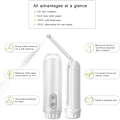 Miniatyrbillede 3 af 4: Bærbar Rejsebidé - Mini Foldbar Håndholdt Personlig Bidé med 2 Trykindstillinger Elektrisk Sprøjte Toiletkumme til Personlig Hygiejne Rengøring/Soothing P