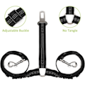 Miniatyrbillede 4 af 7: Justerbar sikkerhedssele til kæledyr med elastisk bungee-strop [YDE]