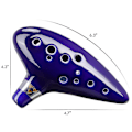 Miniatyrbillede 2 af 5: Zelda Ocarina med sangbog, 12-huls Alto C Zelda Ocarinas
