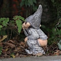 Miniatyrbild 5 av 5: Busig Nisse Bajsande Miniatyrstaty Bajs Simulerande Figur Form Rolig Harts Rolig Liv