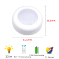 Miniatyrbild 3 av 6: LED-spotlightar Batteridrivna med fjärrkontroll, 3-pack