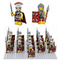 Miniatyrbillede 1 af 4: 21 stk. romersk centurion soldat minifigurer hær legetøjssæt til børns samling [YD]