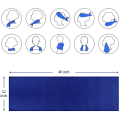 Miniatyrbild 2 av 5: Kylhandduk 4-pack Instant Relief Mikrofiber Coola Handdukar