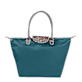 Miniatyrbild 1 av 2: Damväska Satchel New Long Champ Le Pliage HUIDA M M blackish green
