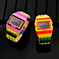 Pikkukuva 3 / 6: Muotimerkki SHHORS Kellot Naiset Kellot Muoti Muovi Led Digitaaliset kellot Rainbow Watch Elektroninen rannekello reloj mujer Type 12