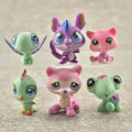 Miniatyrbillede 4 af 4: 24 stk Littlest Pet Shop Enormt parti Husdyr LPS Hunde Katte Abe Bjørn Løve Legetøj