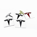 Pikkukuva 3 / 4: Sopii Tesla malli 3 konepellon logo mallit x y metalli auto logo korvaus takalogo etu- ja takalogo (hiilikuitu)