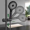 Miniatyrbillede 4 af 4: Bruseholder, Universal Sort Brusehovedholder til 24mm