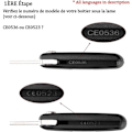Miniatyrbillede 2 af 5: Knapper Nøglehus Kompatibel CE0523 Foldbar Flip Nøgle til Peugeot 207 307 308 407 408 3008 5008 Citroen C2 C3 C4 C5 C6 C8 (2 Knapper, CE0523)