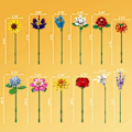 Miniatyrbild 2 av 5: 12 sorters blommor Botanisk samling, byggstenar Blomstensleksaker Creative- Perfekt