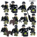 Miniatyrbild 5 av 5: Militärserie Byggleksaker 12 minifigurer