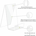 Miniatyrbillede 2 af 7: 5-pak Akryl Bogstøtter, Transparent Bogdisplaystativ