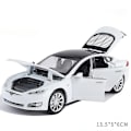 Miniatyrbild 1 av 5: 1:32 Tesla Model X Model 3 Model S Model Y Legering Bilmodell Diecasts Leksaksbil Ljud Och Lätt Barnleksaker För Barn Presenter Pojkleksak Model S White