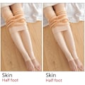 Pikkukuva 7 / 11: ATHVOTAR Lämpimät Talvitrikoot Naisille Joustavat Ohuet Fleece-trikoot Samettiset Paksut Trikoot Korkea Vyötärö Seksikkäät Bodyt Naiset Iho Täysi 2kpl setti Skin Full 2set XL