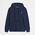 Miniatyrbilde 1 av 3: PoloRalphLauren Oversized Ensfarget Genser for Menn - Herre Rund Hals Langermet Casual Hettegenser Lett Løstsittende Genser F F 2XL