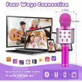 Miniatyrbild 5 av 5: Mikrofon för barn, karaoke mikrofon för flickor 3-15 år, födelsedagspresenter för Android/iPhone/iPad/Sony/PC, leksaker för pojkar 3-12 år, julklapp