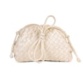Miniatyrbillede 1 af 10: Molnrygsæk 2024 ny stil taske damer ko læder krøllet dumpling taske damer håndtaske skuldertaske MJ51 White[CH] White 22*9*14cm