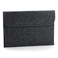 Miniatyrbilde 1 av 2: BagBase Filt Laptop/Dokument Lomme/Etui En Størrelse Antrasitt Melange Charcoal Melange One Size