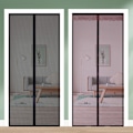 Miniatyrbilde 5 av 5: Myggnett Magnetisk Dør 120x210cm Meget tett mesh Myggnett Magnetdør Gardin Anti Fluer Insektsmiddel med tape, magnetiske pinner