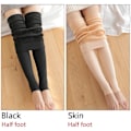 Miniatyrbild 11 av 11: ATHVOTAR Vinter Varma Tights Dam Elastiska Smala Fleece Tights Sammet Tjocka Tights Hög Midja Sexiga Kroppsstrumpor Kvinna Hudfärg Heltäckande 2-pack Skin Full 2set XL