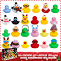 Miniatyrbillede 4 af 5: Adventskalender 2024 til børn, med gummiande, pibeandet, julepipende ænder, nedtællingskalender med 24 dage til jul (A) A