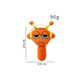 Miniatyrbilde 1 av 6: 10 tommer Sprunky Wenda og Grå Plysjdukke, Sprunk Myk og Morsom Fylt Leketøy for Fans og Venner Bursdag Orange
