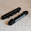 Miniatyrbillede 2 af 5: Vægmonteret billardkøholder 4 huller, sort
