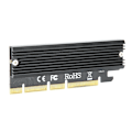 Miniatyrbillede 2 af 8: PCI E 3.0 16x m.2 NVME SSD-adapterkort PCIE til M-nøgle NGFF PCIE 4X 8X 16X-udgang 0.1