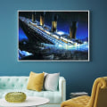 Miniatyrbillede 4 af 5: 30 x 40 cm, Titanic Diamond Painting Broderi Diamantmaleri