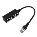 Pikkukuva 4 / 4: RJ45 Ethernet-kaapelin jakaja Verkkosovitin Ethernet-jako