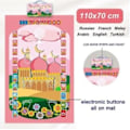 Miniatyrbilde 2 av 3: Voksenutdanning Bønnmatte Muslimsk Islamsk Lesematte Mp3 Undervisningsmatte Elektronisk Musikk Filtmatte-Xin
