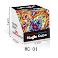 Miniatyrbilde 2 av 5: Kortlekar 3D Magic Cube Pusselleksaker presentera Shashibo Shape Shifting box