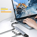 Miniatyrbillede 2 af 5: USB-C Type-C Hub USB3.1 VGA til HDMI-kompatibel PD100W Type C Dockningsstation Y3
