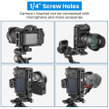 Miniatyrbillede 3 af 4: DSLR Kamera L-Montering Stativ Hurtigudløsningsplade til Canon Nikon Sony Dji Osmo Ronin Zhiyun Stabilisator