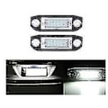 Miniatyrbillede 4 af 4: 1 par LED-nummerpladelys til Volvo C70 S40 S60 S80 V50 V60 V70 Xc60 Xc70 Xc90