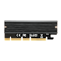 Miniatyrbillede 3 af 8: PCI E 3.0 16x m.2 NVME SSD-adapterkort PCIE til M-nøgle NGFF PCIE 4X 8X 16X-udgang 0.1