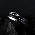 Miniatyrbild 3 av 5: Läderarmband för män - Äkta läderarmband (YD)