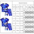 Miniatyrbilde 5 av 5: Sonic The Hedgehog Pyjamas for gutter Barn T-skjorte & shorts Pjs Set 100cm