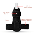 Miniatyrbillede 3 af 5: Smärtlindring Trigger Finger Fixing Splint Räta ut Brace