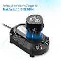 Miniatyrbillede 2 af 4: Dc10wa Dc10wb Bl1013b 10,8v 12 Volt Batterioplader til Makita Litiumbatteri