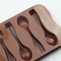 Miniatyrbillede 1 af 5: Silikoneform til skeer - Non-stick chokoladeform